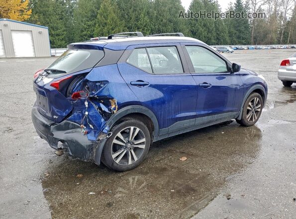 3N1CP5CU7JL511099 2018 NISSAN KICKS Синий Задняя правая четверть