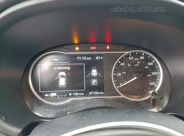3N1CP5CU7JL511099 2018 NISSAN KICKS Синий Вид щитка приборов