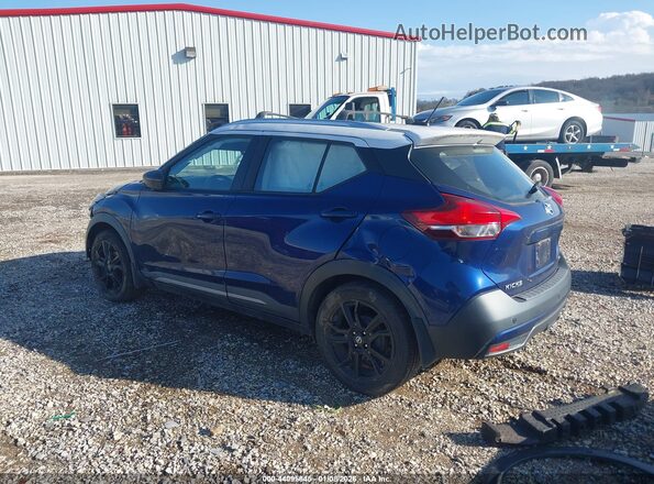 3N1CP5CU7KL520533 2019 NISSAN KICKS Синий Задняя левая четверть