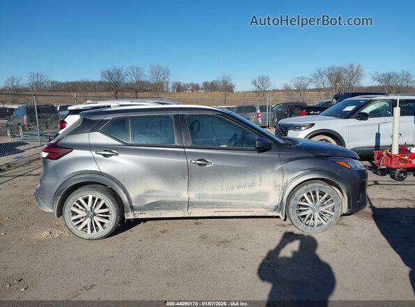 3N1CP5CV0RL550380 2024 NISSAN KICKS Gray Vista interior de 360 grados