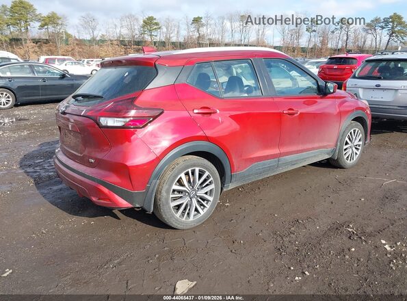 3N1CP5CVXNL516490 2022 NISSAN KICKS Красный Задняя правая четверть