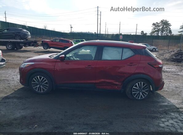 3N1CP5CVXNL516490 2022 NISSAN KICKS Красный Панорамный вид салона 360°