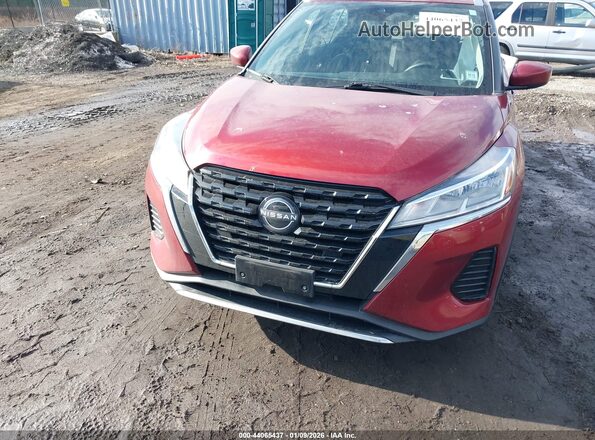3N1CP5CVXNL516490 2022 NISSAN KICKS Красный Вид щитка приборов