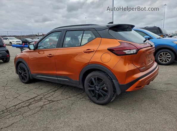 3N1CP5DV3RL561484 2024 NISSAN KICKS Оранжевый Задняя левая четверть