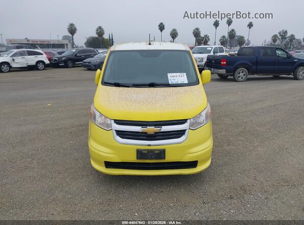 3N63M0YN7JK691553 2018 CHEVROLET CITY EXPRESS Yellow Вид панелі приладів