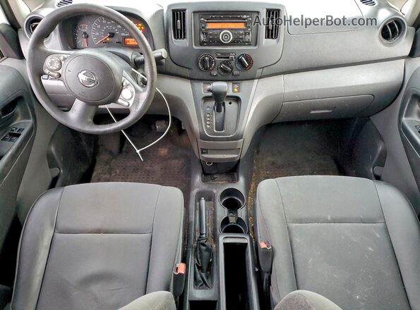 3N6CM0KN2HK720427 2017 NISSAN NV200 White Вид панелі приладів