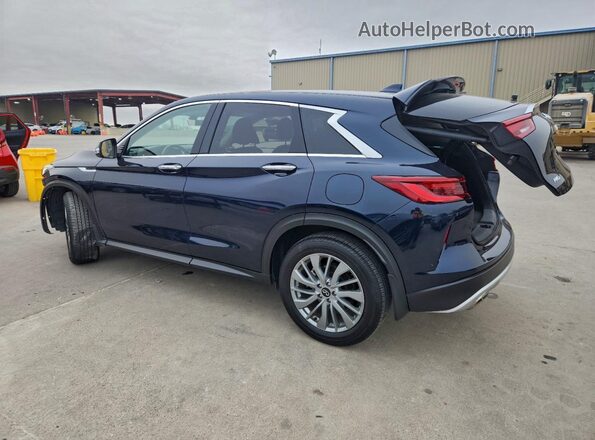 3PCAJ5AB2SF105349 2025 INFINITI QX50 Синий Задняя левая четверть