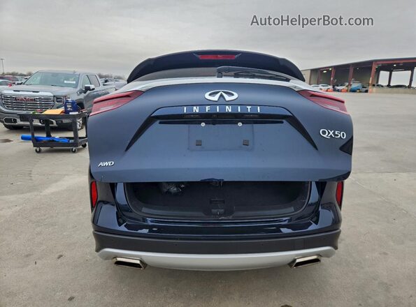 3PCAJ5AB2SF105349 2025 INFINITI QX50 Синий Вид сзади