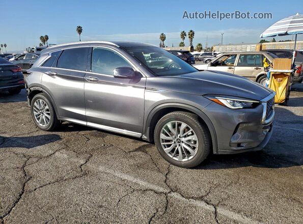 3PCAJ5BA1PF110443 2023 INFINITI QX50 Серый Передняя правая четверть