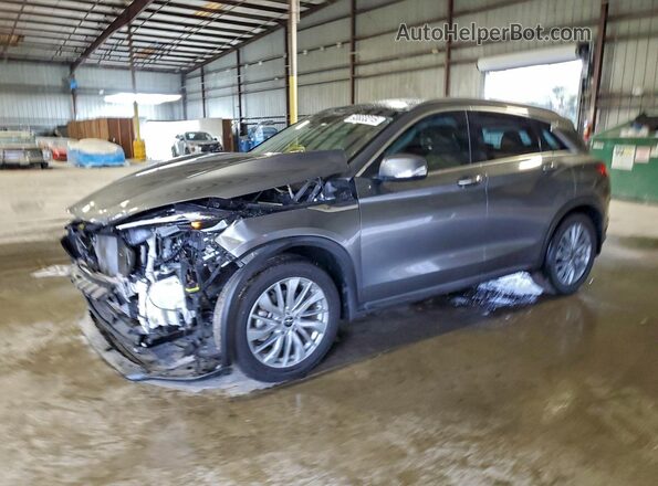 3PCAJ5BA2PF119376 2023 INFINITI QX50 Gray Առջևի ձախ երեք քառորդ տեսարան