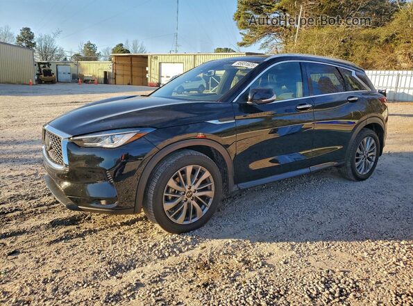 3PCAJ5BA2PF123105 2023 INFINITI QX50 Черный Передняя левая четверть