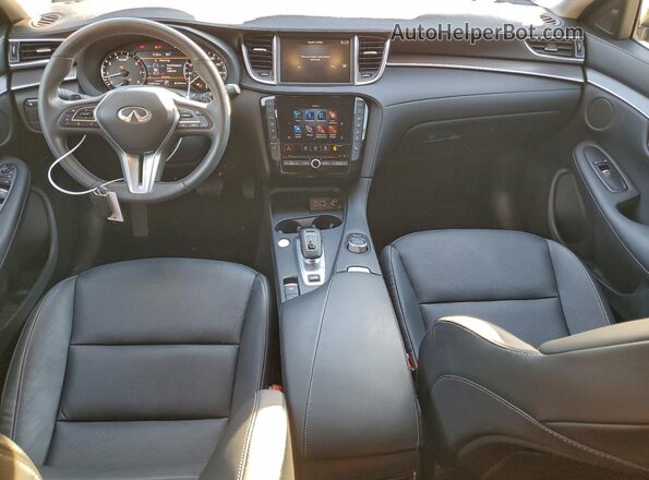 3PCAJ5BA2PF123105 2023 INFINITI QX50 Черный Вид панели приборов