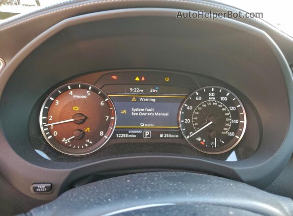 3PCAJ5BA2PF123105 2023 INFINITI QX50 Черный Вид щитка приборов