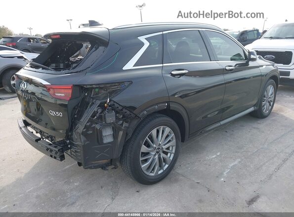 3PCAJ5BA3PF122190 2023 INFINITI QX50 Черный Задняя правая четверть