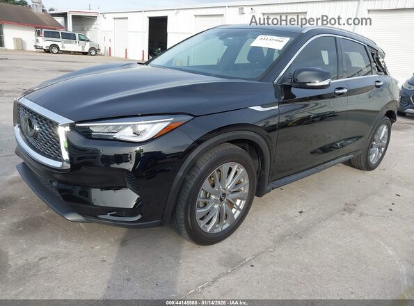 3PCAJ5BA3PF122190 2023 INFINITI QX50 Черный Передняя левая четверть