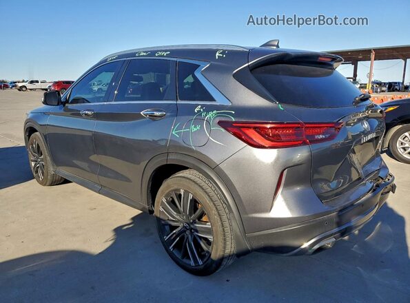 3PCAJ5BA4NF106593 2022 INFINITI QX50 Charcoal Задня ліва чверть