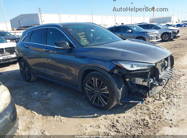 3PCAJ5BA4NF110336 2022 INFINITI QX50 Gray Передня права чверть