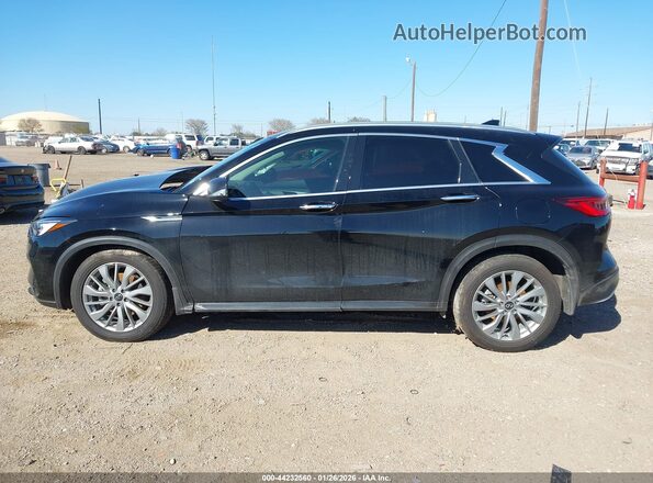 3PCAJ5BA4PF107391 2023 INFINITI QX50 Black Սալոնի 360 աստիճան տեսք