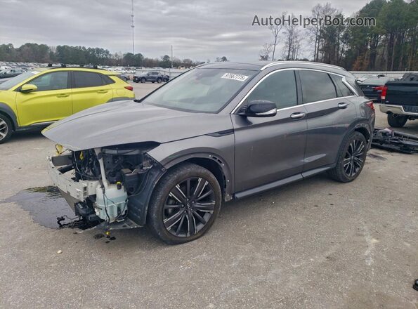 3PCAJ5BA6NF106191 2022 INFINITI QX50 Серебряный Передняя левая четверть