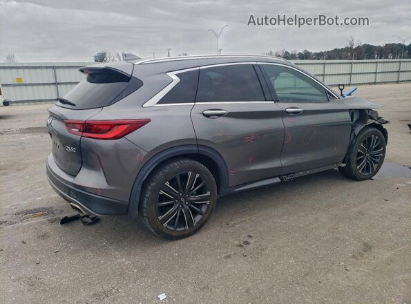 3PCAJ5BA6NF106191 2022 INFINITI QX50 Серебряный Задняя правая четверть