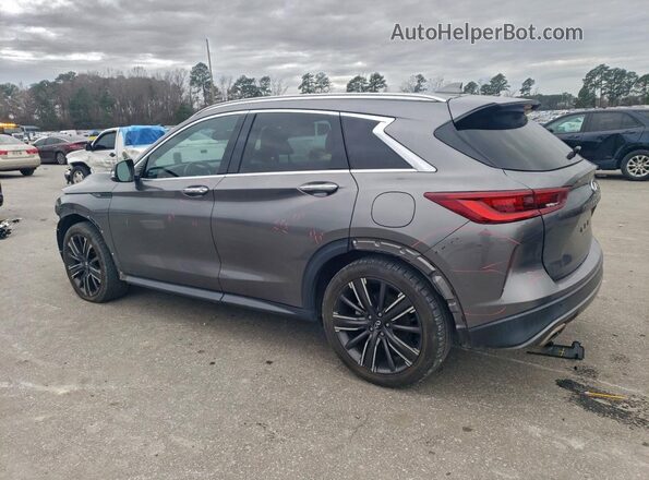 3PCAJ5BA6NF106191 2022 INFINITI QX50 Серебряный Задняя левая четверть