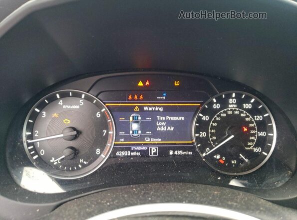 3PCAJ5BA6NF106191 2022 INFINITI QX50 Серебряный Вид щитка приборов