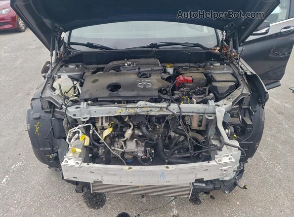 3PCAJ5BA6NF106191 2022 INFINITI QX50 Серебряный Вид подкапотного пространства