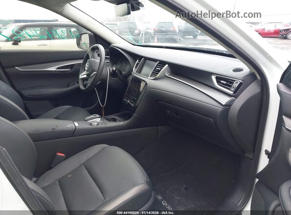 3PCAJ5BA6PF115234 2023 INFINITI QX50 White Widok wnętrza z przodu