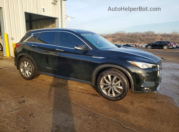 3PCAJ5BA9MF125073 2021 INFINITI QX50 Black წინა მარჯვენა