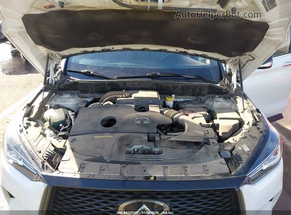 3PCAJ5BAXNF117842 2022 INFINITI QX50 White Vista trasera