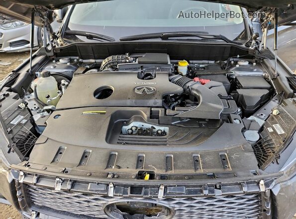 3PCAJ5BB1NF111985 2022 INFINITI QX50 Gray Widok komory silnika