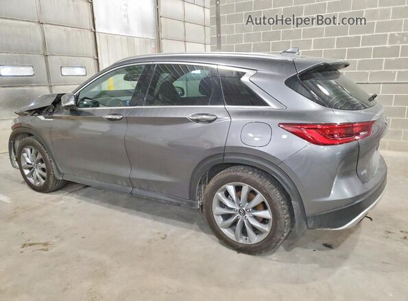 3PCAJ5BB3NF115701 2022 INFINITI QX50 Серебряный Задняя левая четверть