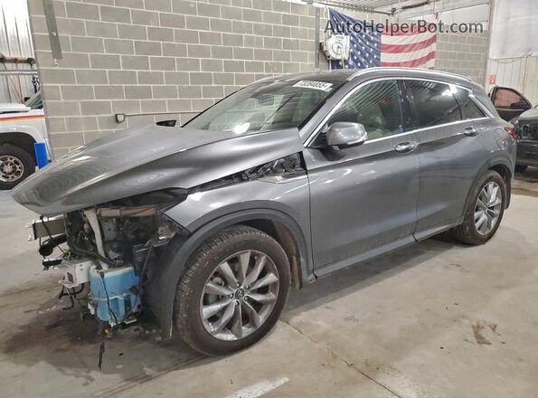 3PCAJ5BB3NF115701 2022 INFINITI QX50 Серебряный Передняя левая четверть