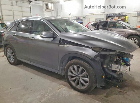 3PCAJ5BB3NF115701 2022 INFINITI QX50 Серебряный Передняя правая четверть