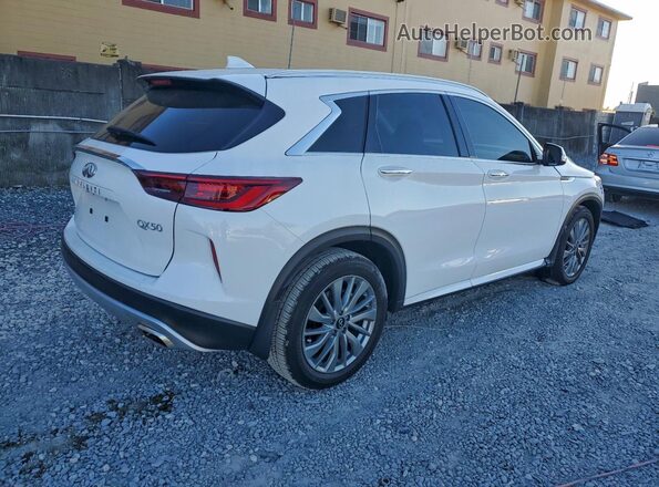 3PCAJ5BB3SF109568 2025 INFINITI QX50 White Tył prawy