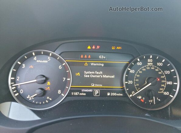 3PCAJ5BB3SF109568 2025 INFINITI QX50 White Widok zestawu wskaźników