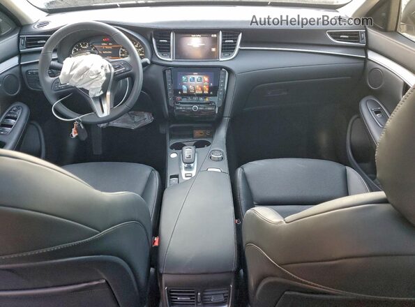 3PCAJ5BB3SF109568 2025 INFINITI QX50 White Widok deski rozdzielczej