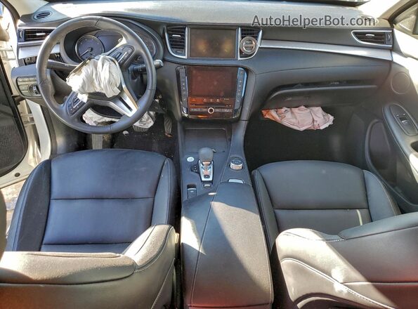 3PCAJ5BB7MF104795 2021 INFINITI QX50 White Առջևի վահանակի տեսք