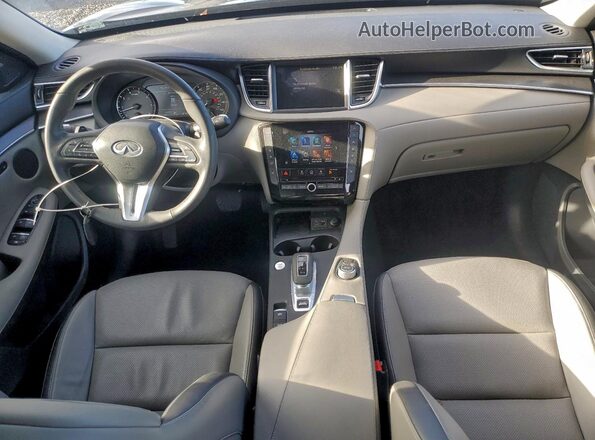 3PCAJ5BBXSF102469 2025 INFINITI QX50 Gray Вид панелі приладів
