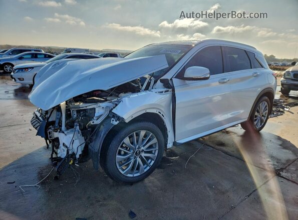 3PCAJ5BBXSF107980 2025 INFINITI QX50 White Przód lewy
