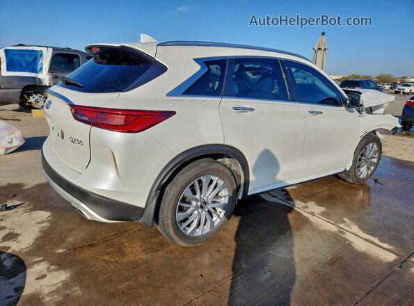 3PCAJ5BBXSF107980 2025 INFINITI QX50 White Tył prawy