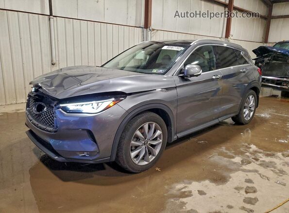 3PCAJ5CB4NF119531 2022 INFINITI QX50 Серый Передняя левая четверть