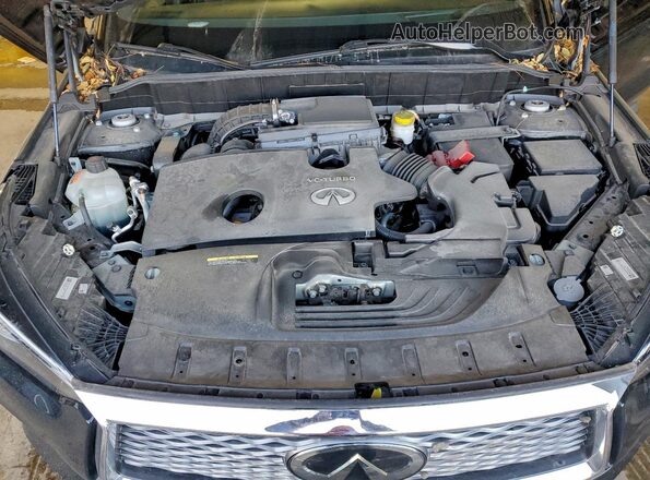 3PCAJ5DBXNF118446 2022 INFINITI QX50 Black ძრავის განყოფილების ხედი