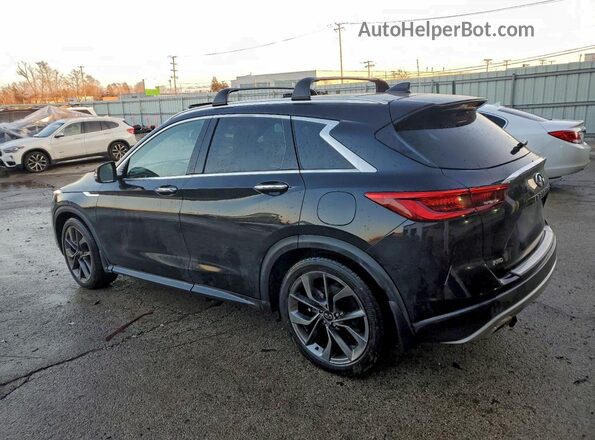 3PCAJ5DBXNF118446 2022 INFINITI QX50 Black უკანა მარცხენა