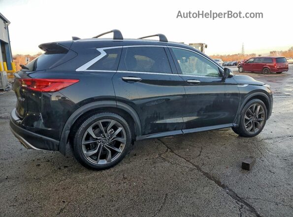 3PCAJ5DBXNF118446 2022 INFINITI QX50 Black უკანა მარჯვენა