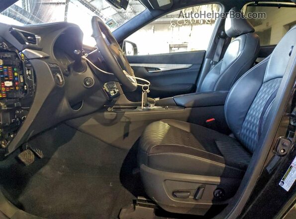 3PCAJ5DBXNF118446 2022 INFINITI QX50 Black წინა სალონის ხედი