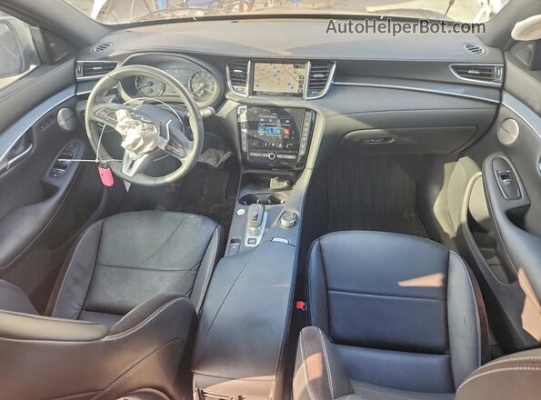 3PCAJ5FB0PF108282 2023 INFINITI QX50 White Widok deski rozdzielczej