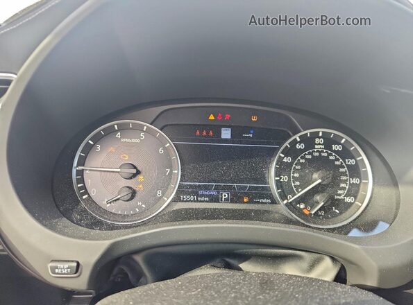 3PCAJ5FB0PF108282 2023 INFINITI QX50 White Widok zestawu wskaźników