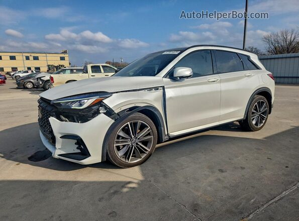 3PCAJ5FB0PF108282 2023 INFINITI QX50 White Przód lewy