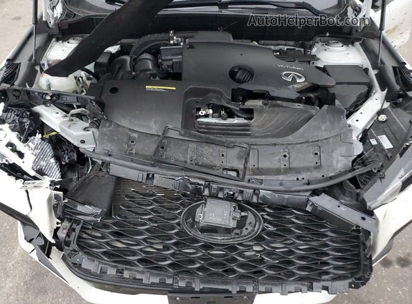 3PCAJ5FB2RF101126 2024 INFINITI QX50 White Vista del compartimento del motor